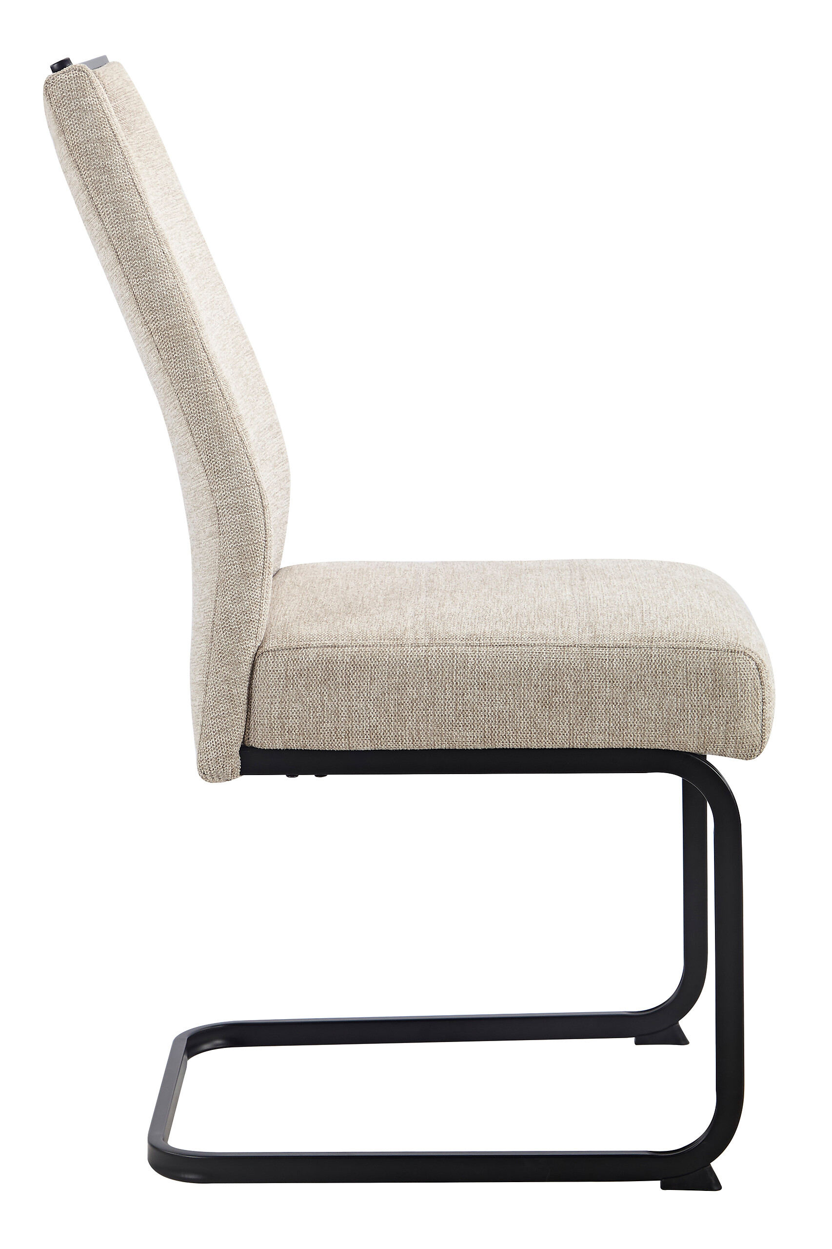 Schwingstuhl Kerstin II beige Webstoff B/H/T: ca. 47x100x65 cm