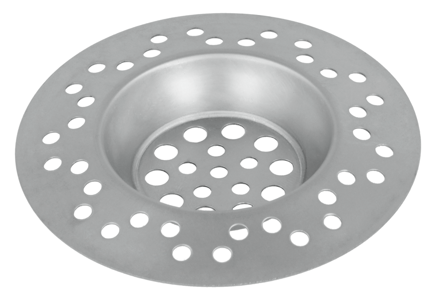 Abflusssieb silber Edelstahl B/H/L: ca. 8,5x14,5x1,3 cm