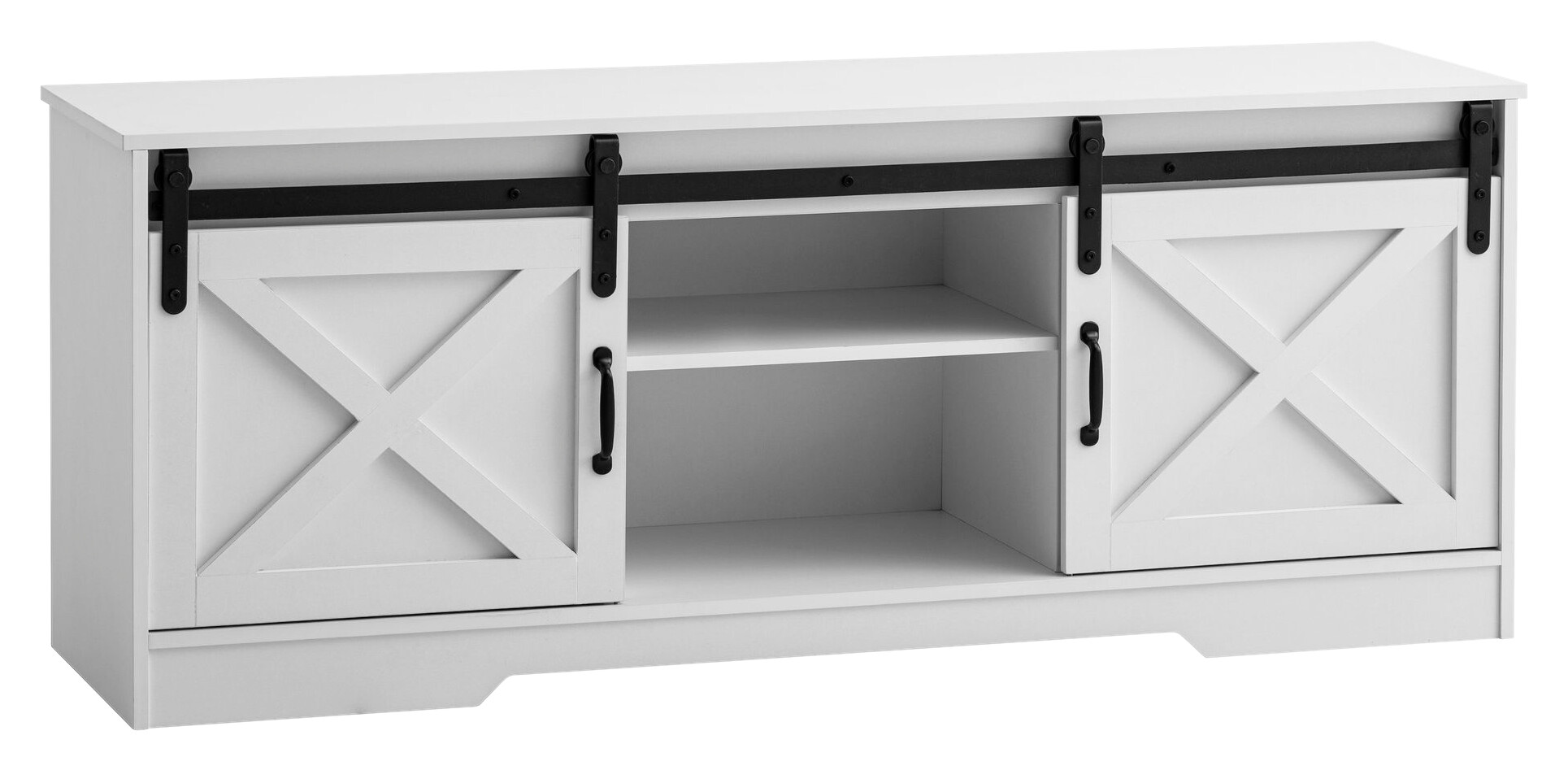 Lowboard weiß B/H/T: ca. 150x59,5x39,5 cm Lowboard weiß B/H/T: ca. 150x59,5x39,5 cm