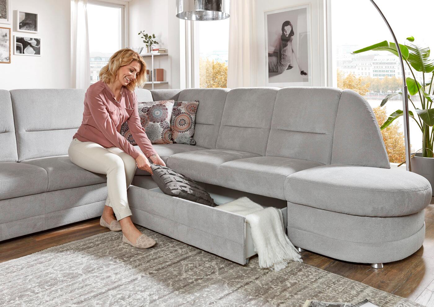 Wohnlandschaft Topasplan Q+ B/T: ca. 228x160 cm