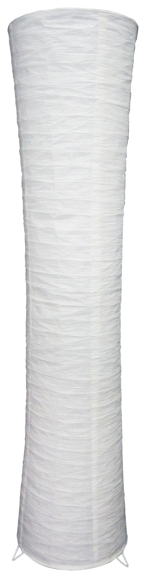 POCOline Stehleuchte Curvy weiß Metall H/D: ca. 110x25 cm E14 2 Brennstellen