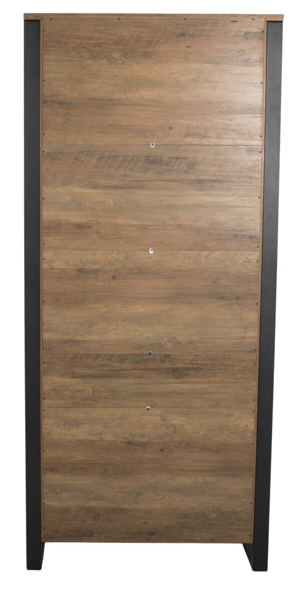 Vitrine Ute Akazie Nachbildung schwarz MDF