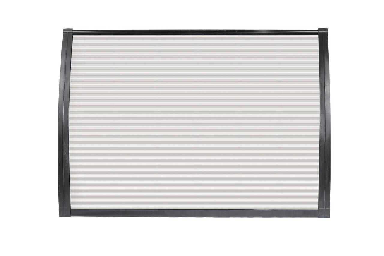 Brosplast Vordach Crocus transparent B/H/L: ca. 120x23x80 cm