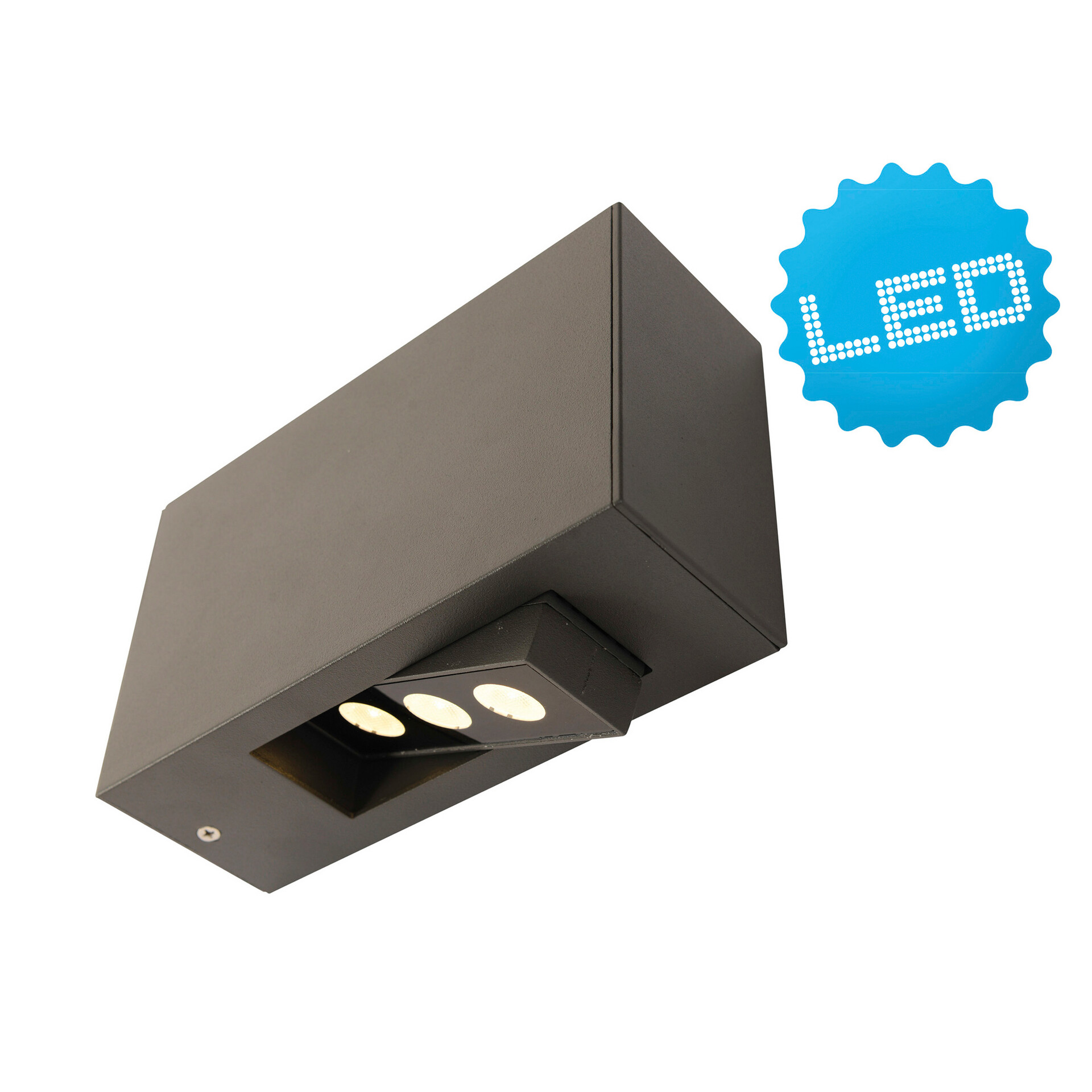 LED-Leuchten 1151160 anthrazit B/H/T: ca. 20x12x7 cm