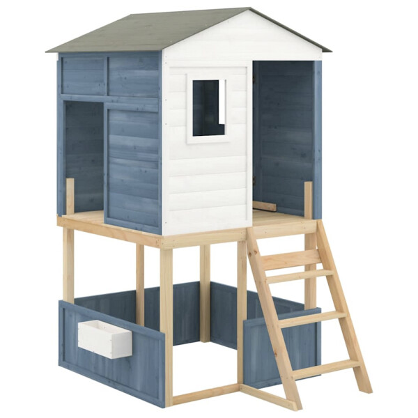 vidaXL Spielturm blau