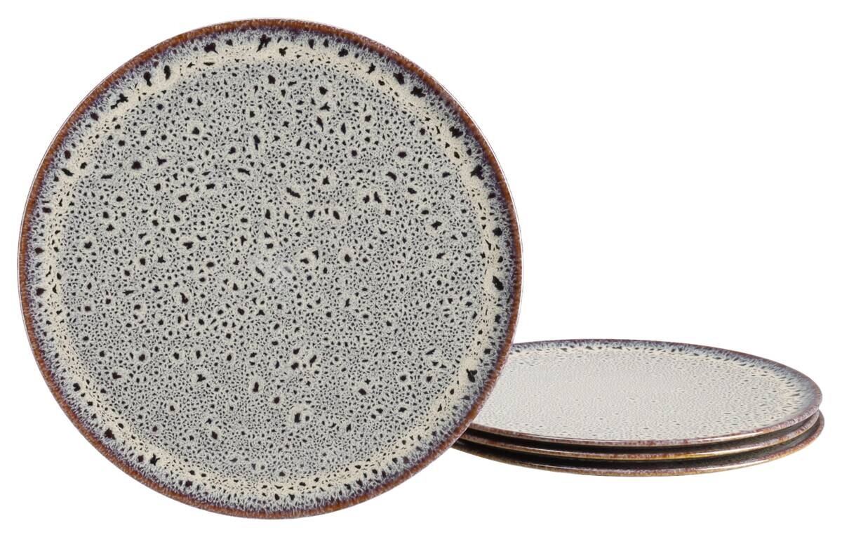 Teller sand Steinzeug D: ca. 33 cm