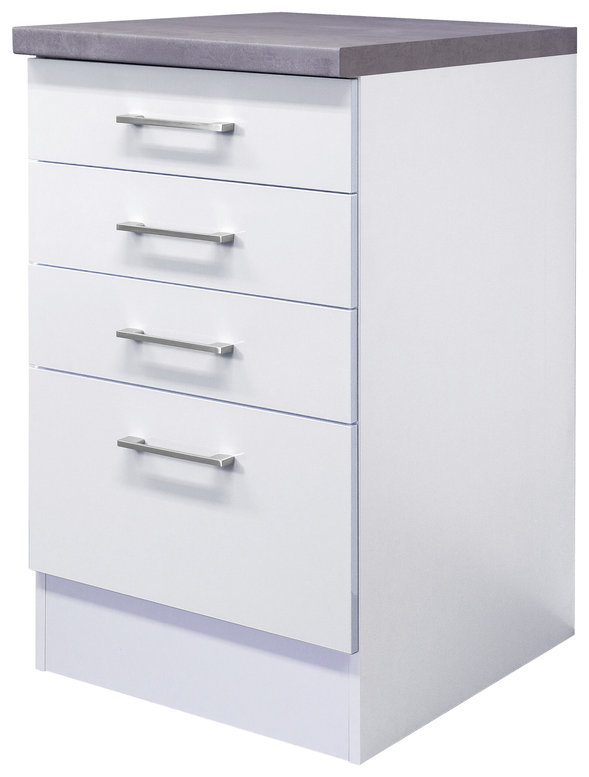 Schubkastenschrank Vita weiß matt B/H/T: ca. 50x86x60 cm