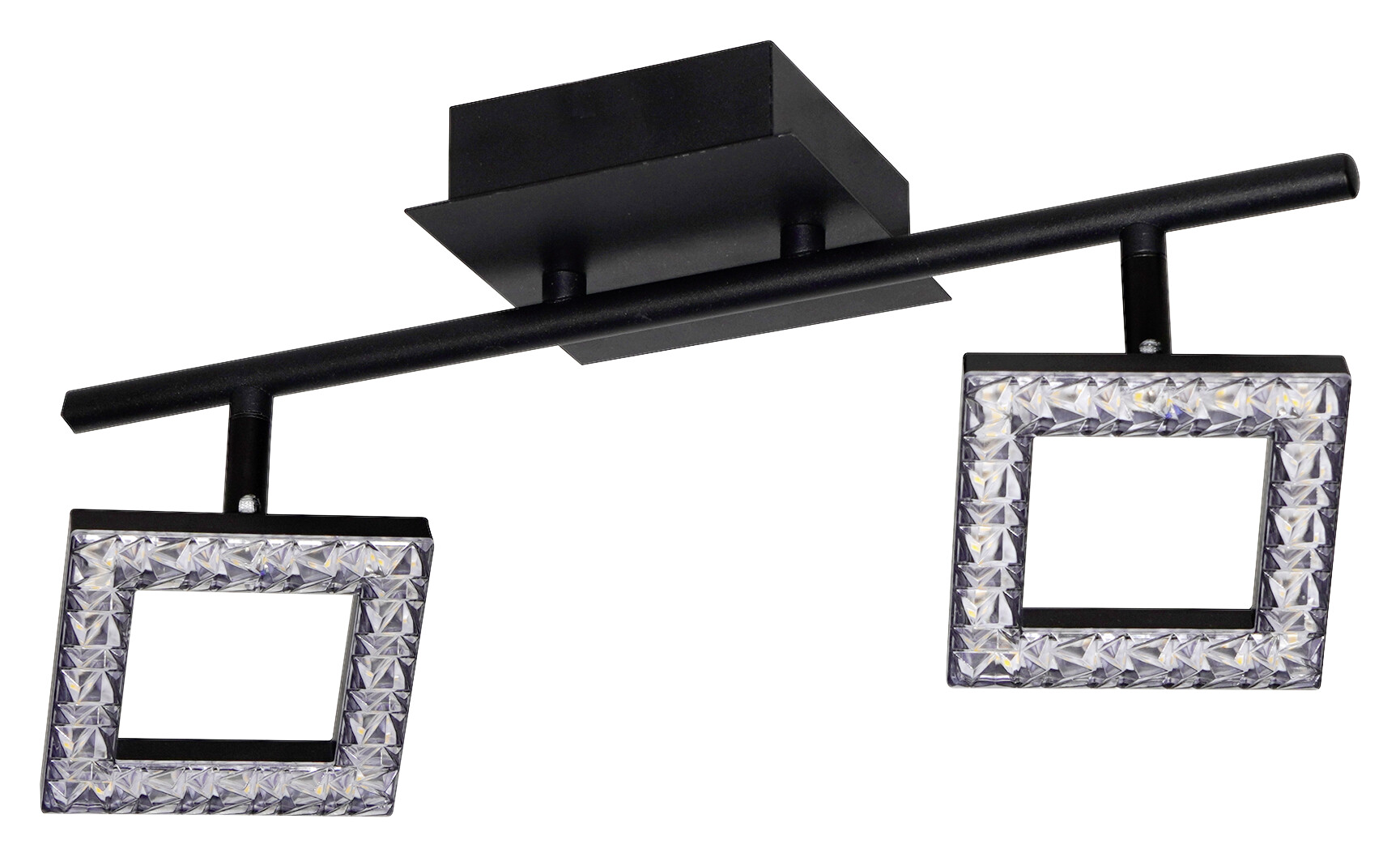 POCOline LED-Spot Kalea mattschwarz Acryl B/H/T: ca. 40x12x13 cm 2 Brennstellen