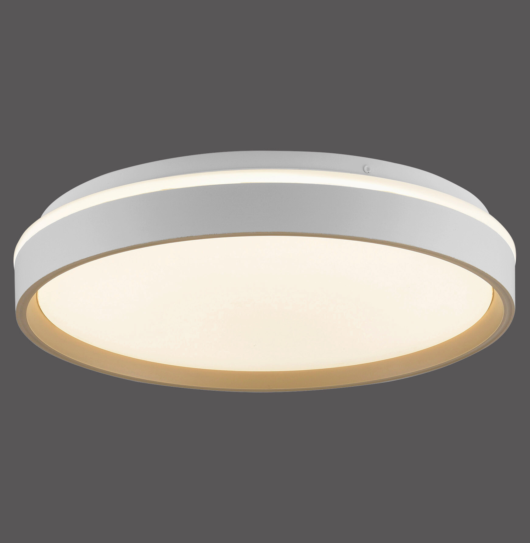 Just Light LED-Deckenleuchte Mio sand B/H/L: ca. 38,5x7,5x38,5 cm