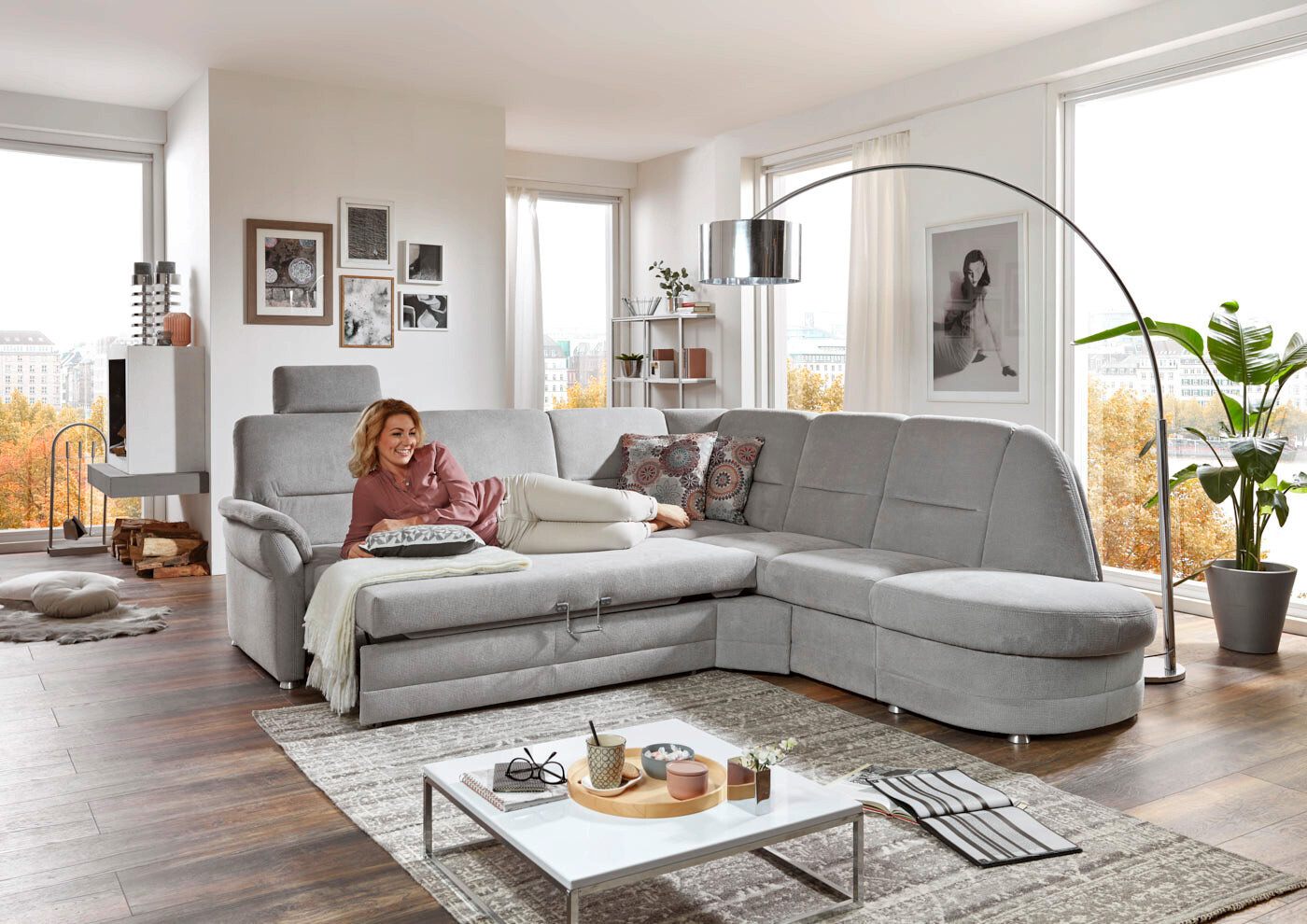 Wohnlandschaft Topasplan Q+ B/T: ca. 228x160 cm