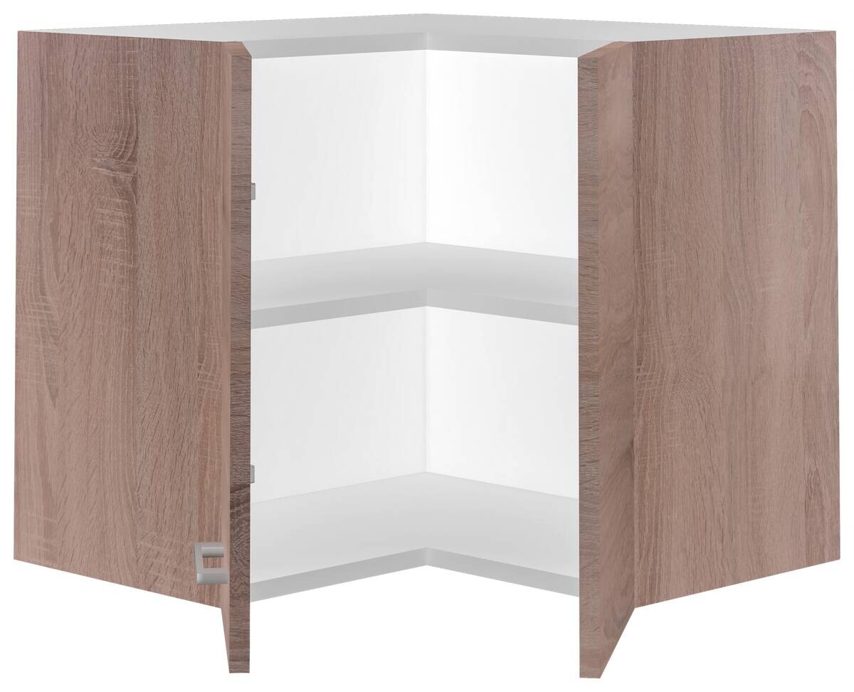 Eckhängeschrank Samoa weiß Eiche Nachbildung B/H/T: ca. 60x54,8x32 cm