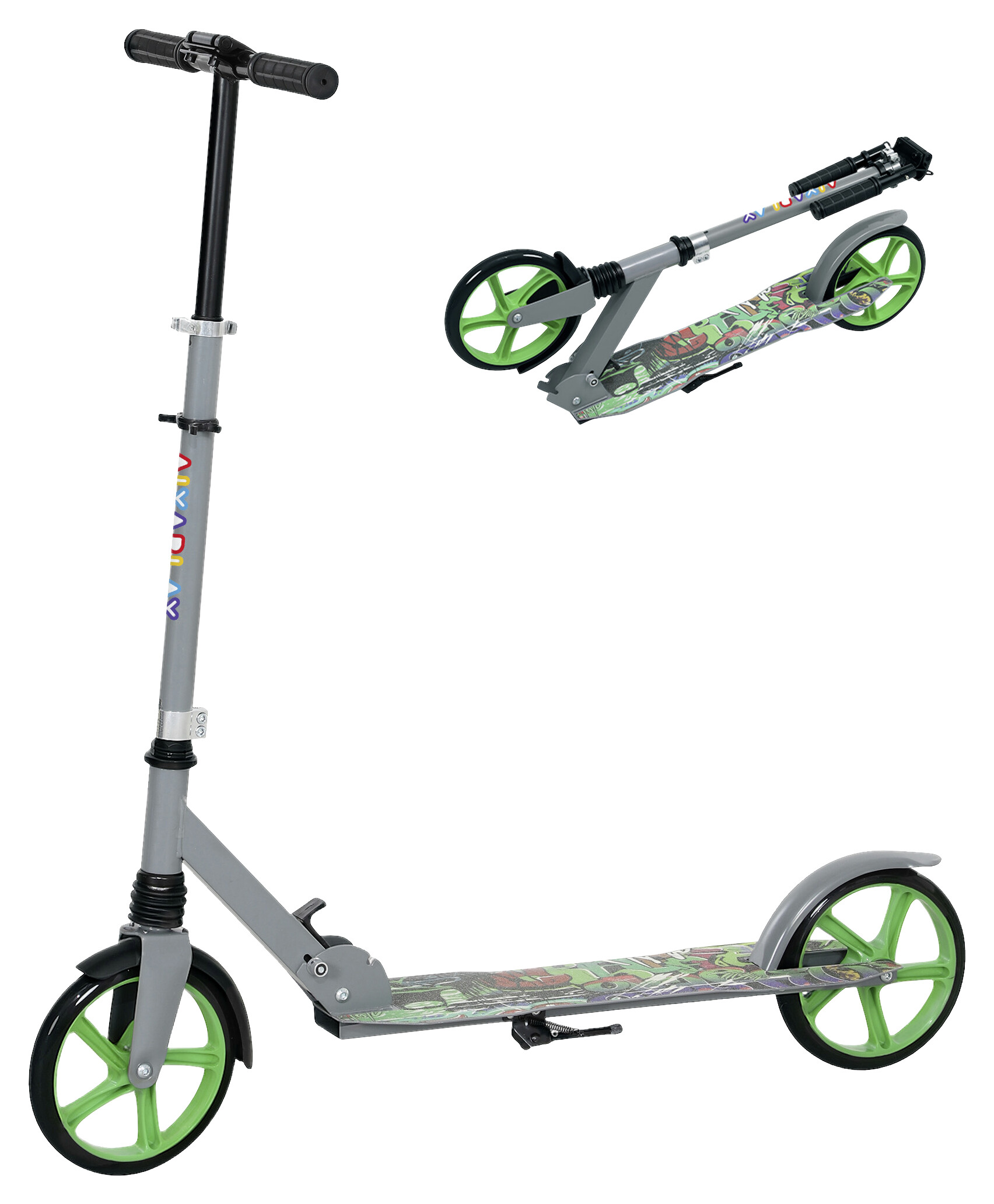 AIYAPLAY Kinderscooter grün B/H/L: ca. 38x103x94 cm