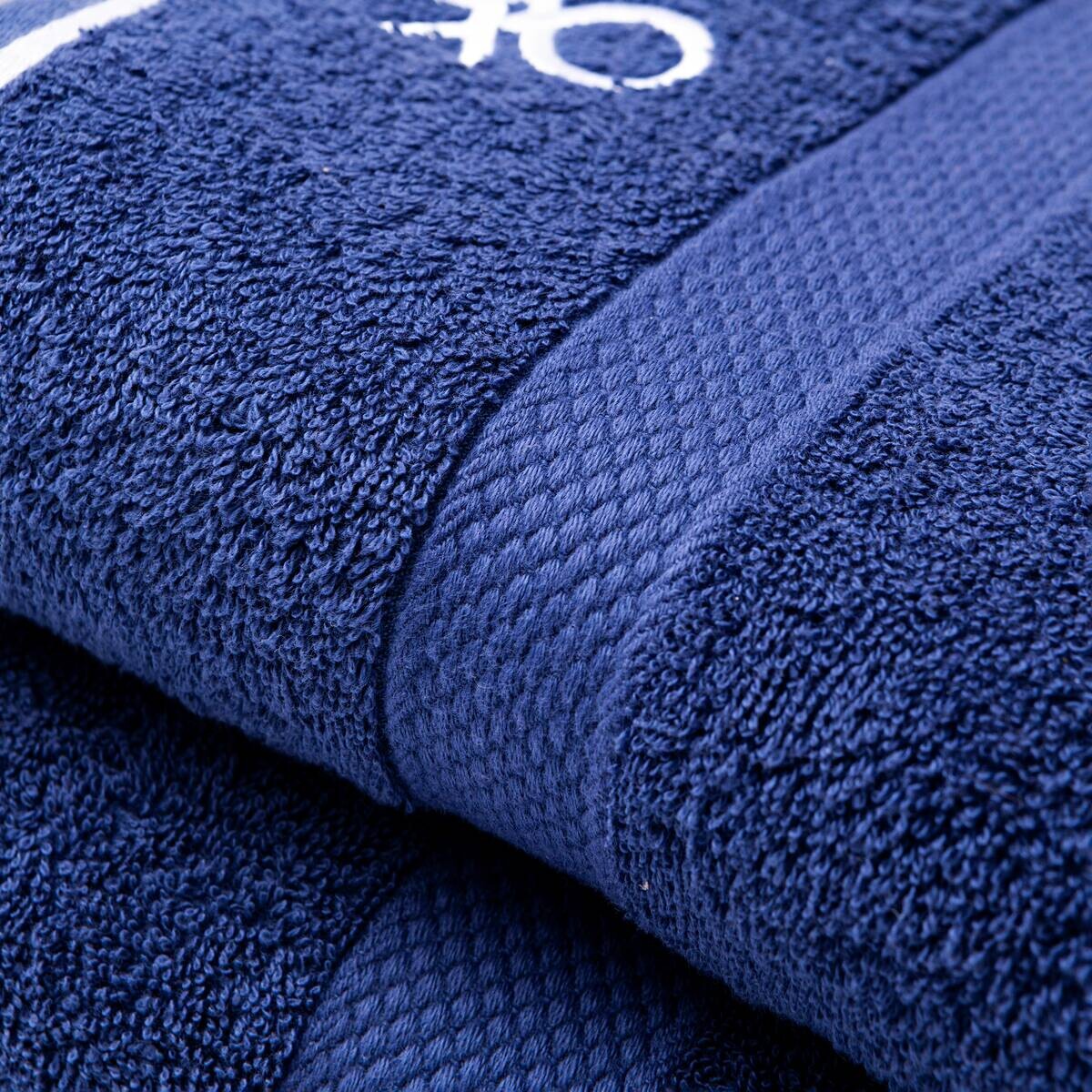 BENETTON Handtuch CORE dunkelblau Baumwolle B/L: ca. 50x90 cm