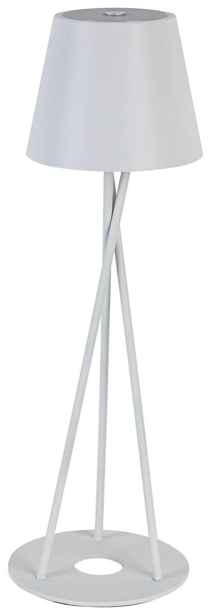 Tischleuchte weiß H/D: ca. 36x11 cm