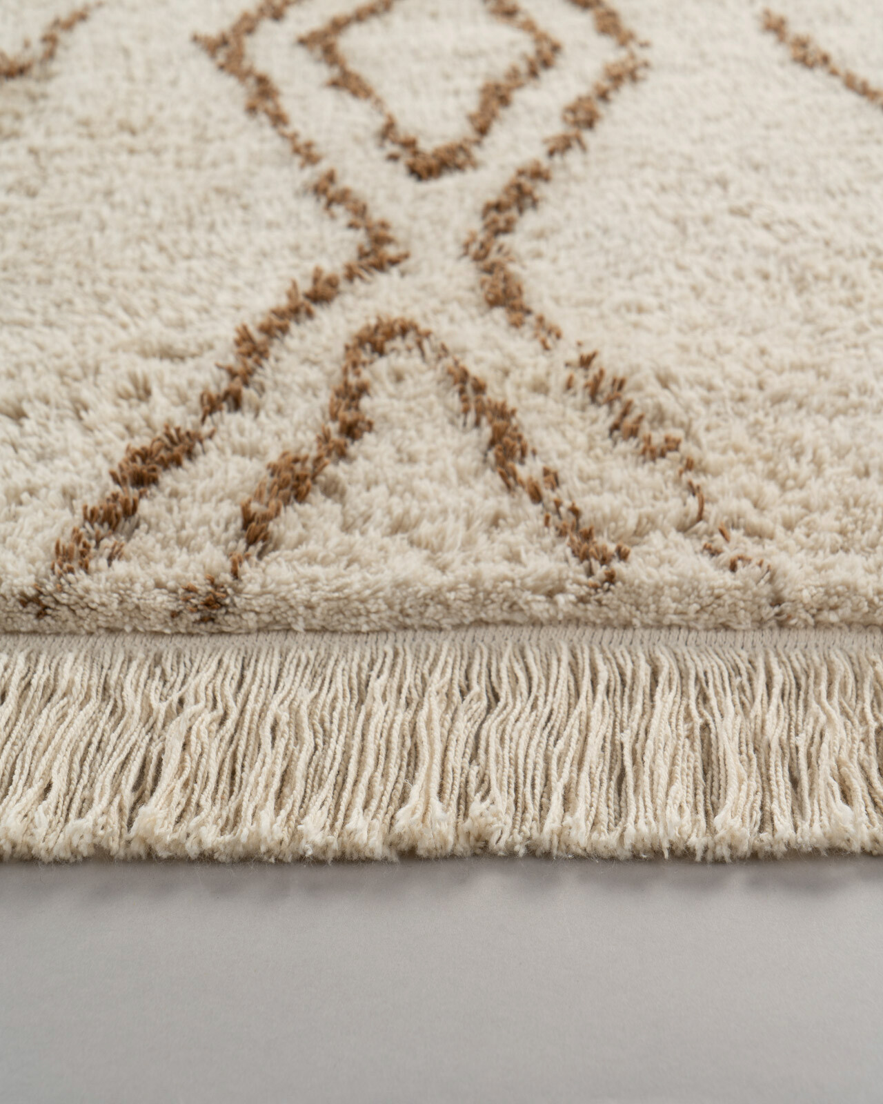 Kayoom Kurzflorteppich Alena braun B/H/L: ca. 120x2x170 cm