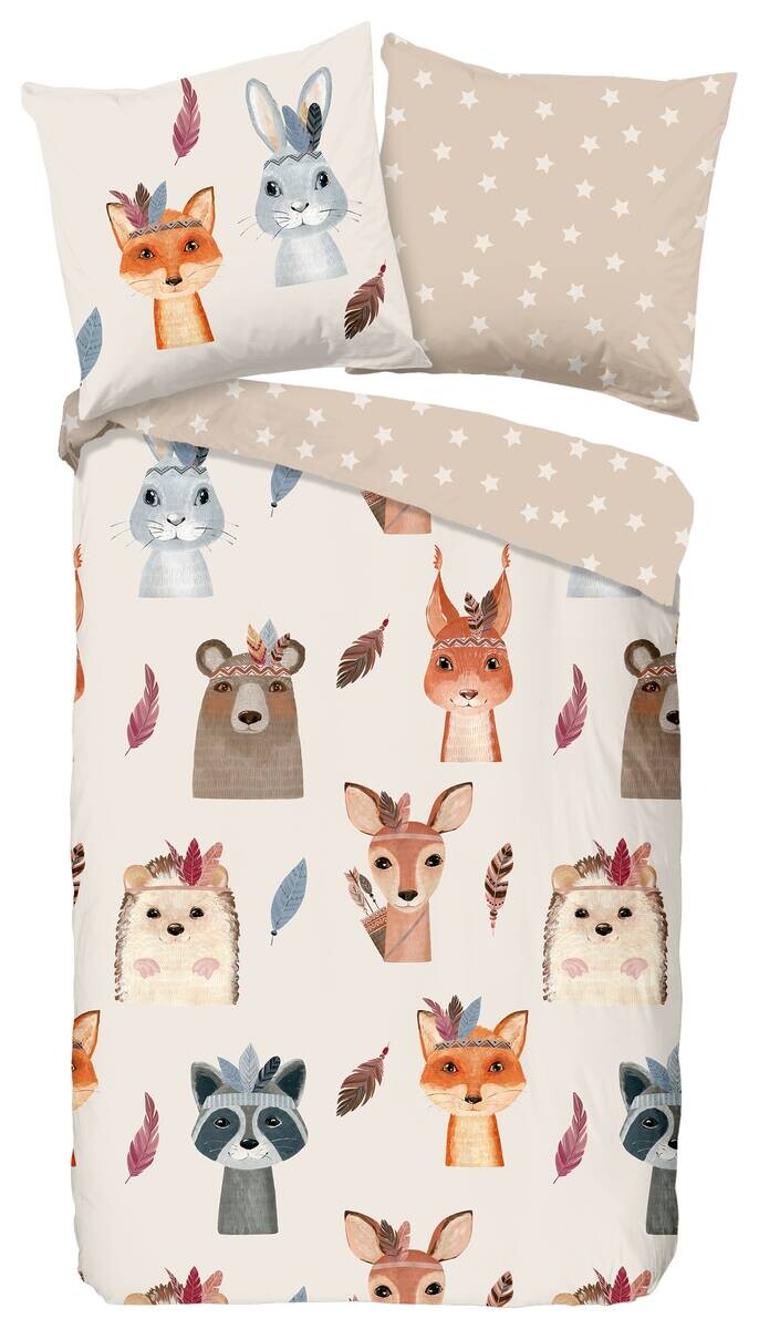 Baumwoll Bettwäsche Rave Multi Baumwolle B/L: ca. 135x200 cm