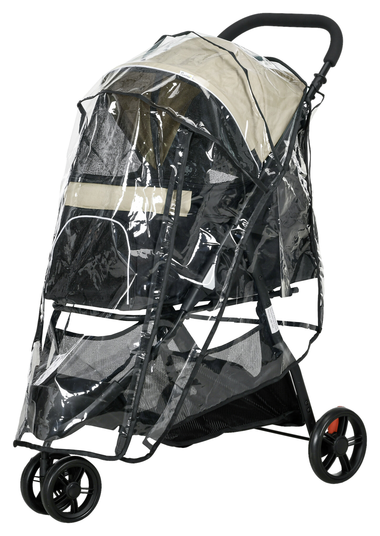 PawHut Hundebuggy khaki Polyester B/H/L: ca. 51,5x100x80,5 cm