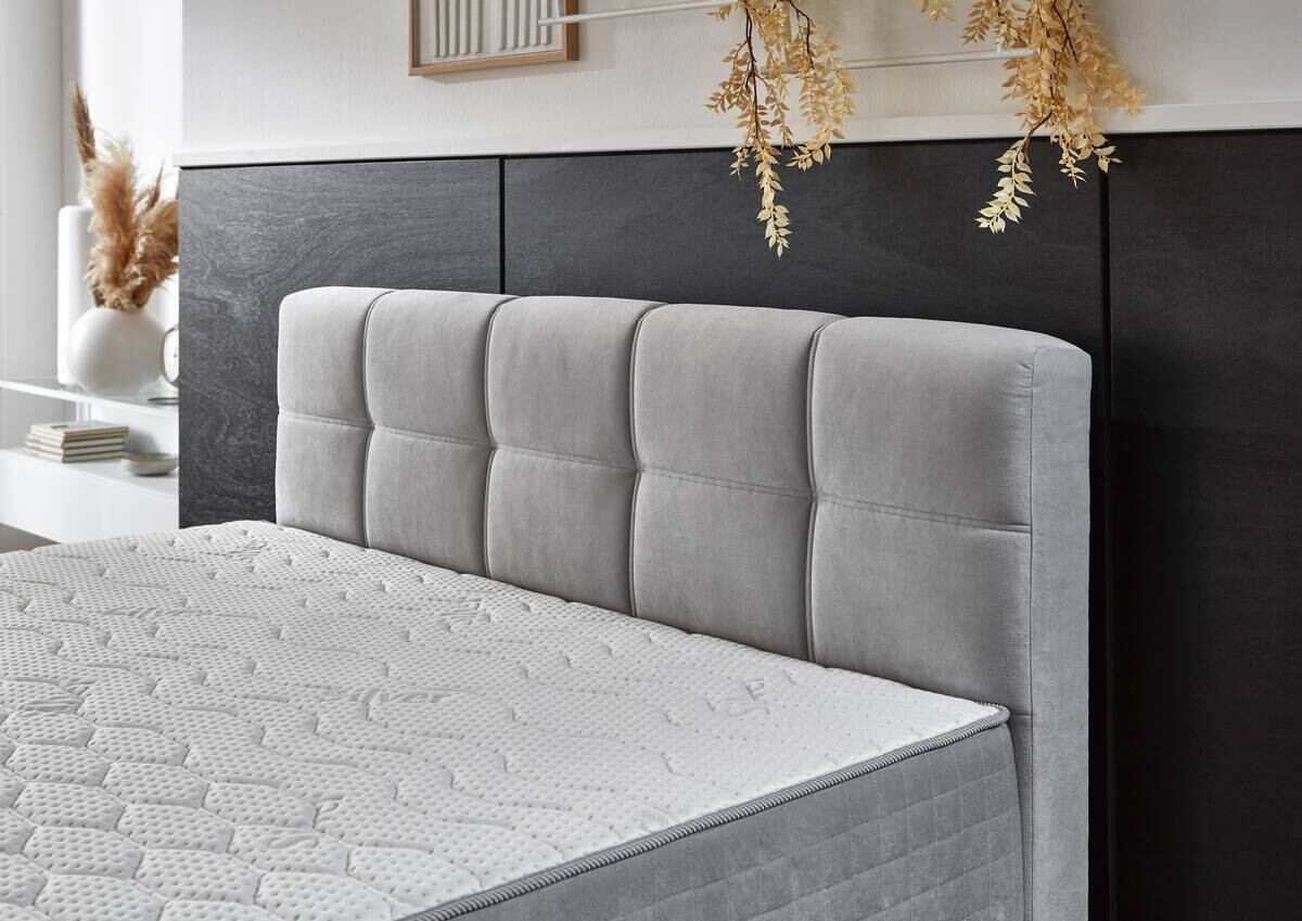 Boxbett Lugano silber Liegefläche B/L: ca. 180x200 cm Boxbett Lugano silber Liegefläche B/L: ca. 180x200 cm