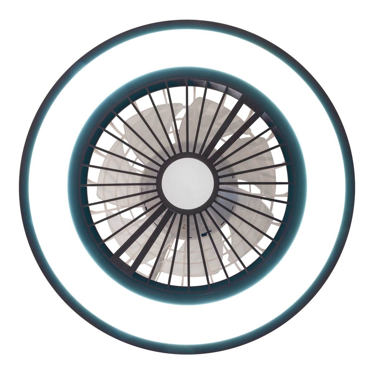 Näve Leuchten Deckenleuchte 1408622 schwarz Metall Kunststoff B/H/T: ca. 54x16x54 cm null 3 Brennstellen