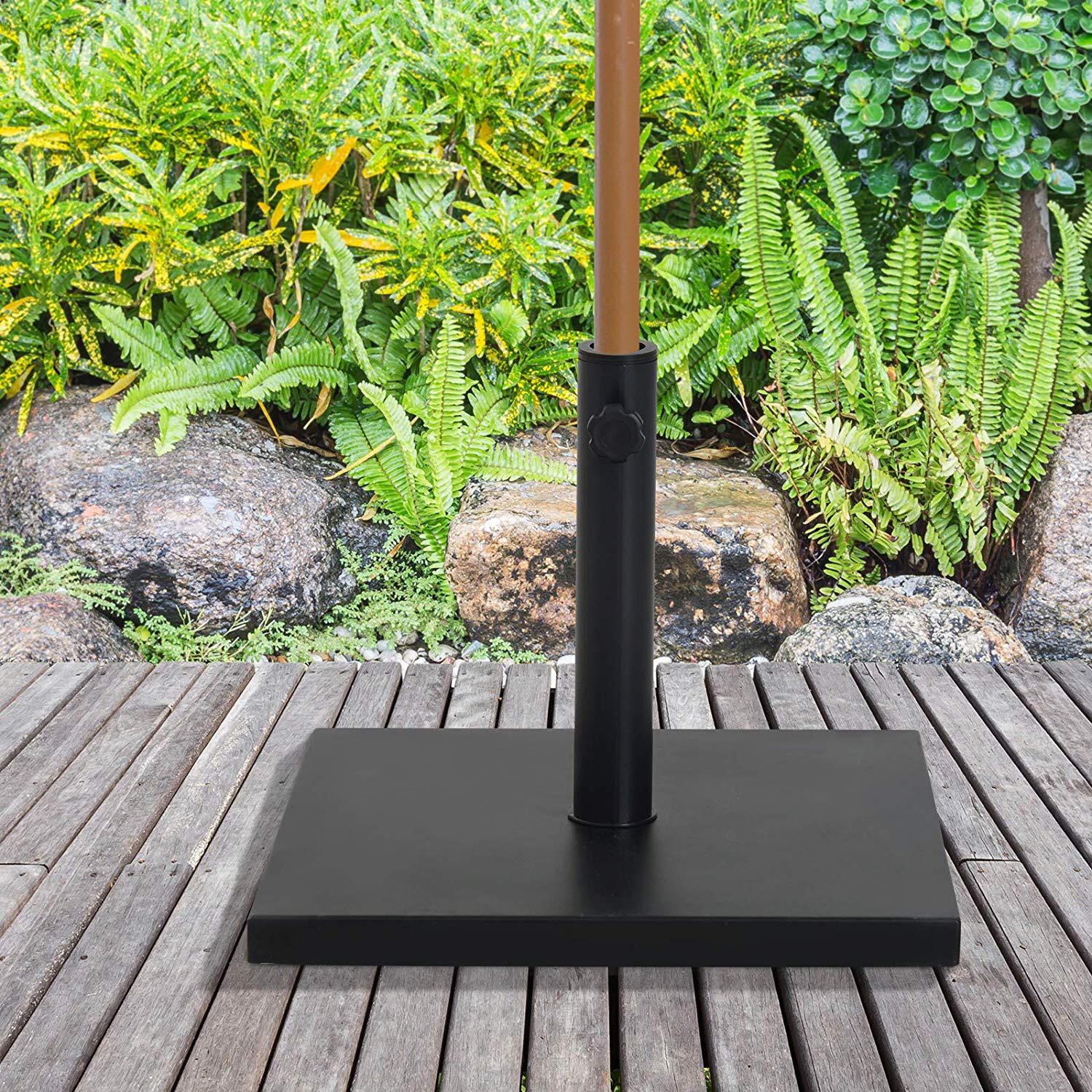 Outsunny Sonnenschirmständer schwarz Metall B/H/L: ca. 40x43x40 cm Outsunny Sonnenschirmständer schwarz Metall B/H/L: ca. 40x43x40 cm