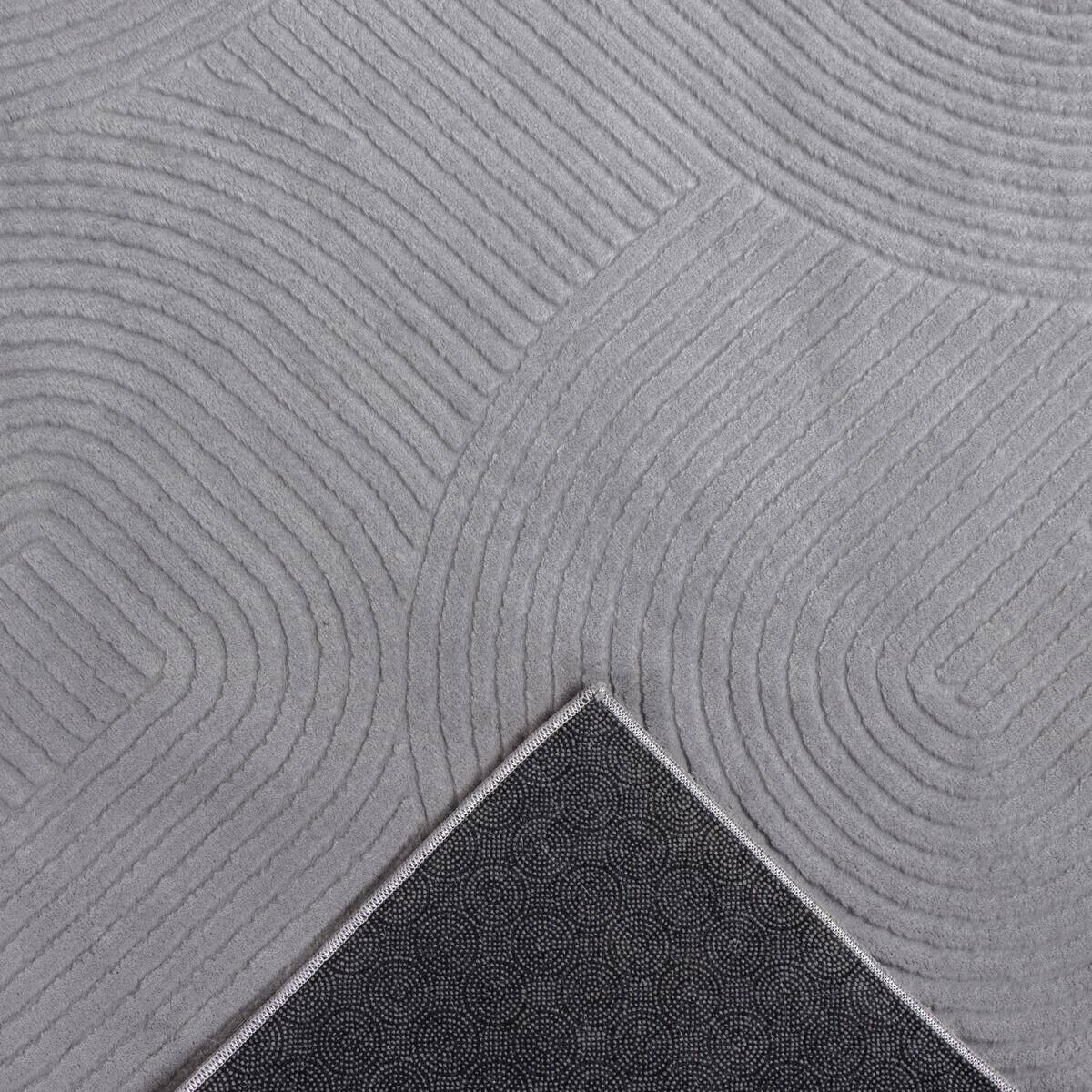 Dinarsu Teppich Stilo grau B/L: ca. 80x150 cm