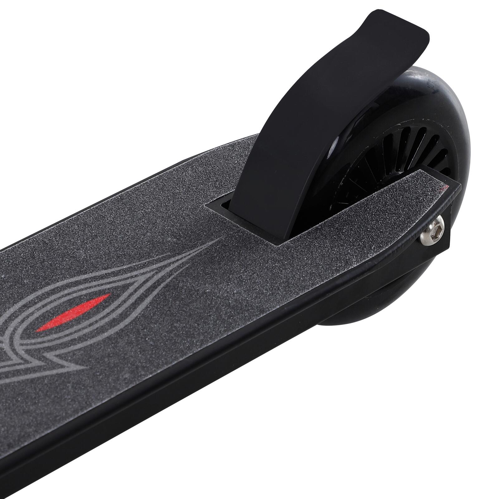 HOMCOM Kinder-Tretroller schwarz B/H/L: ca. 47,2x86x68 cm