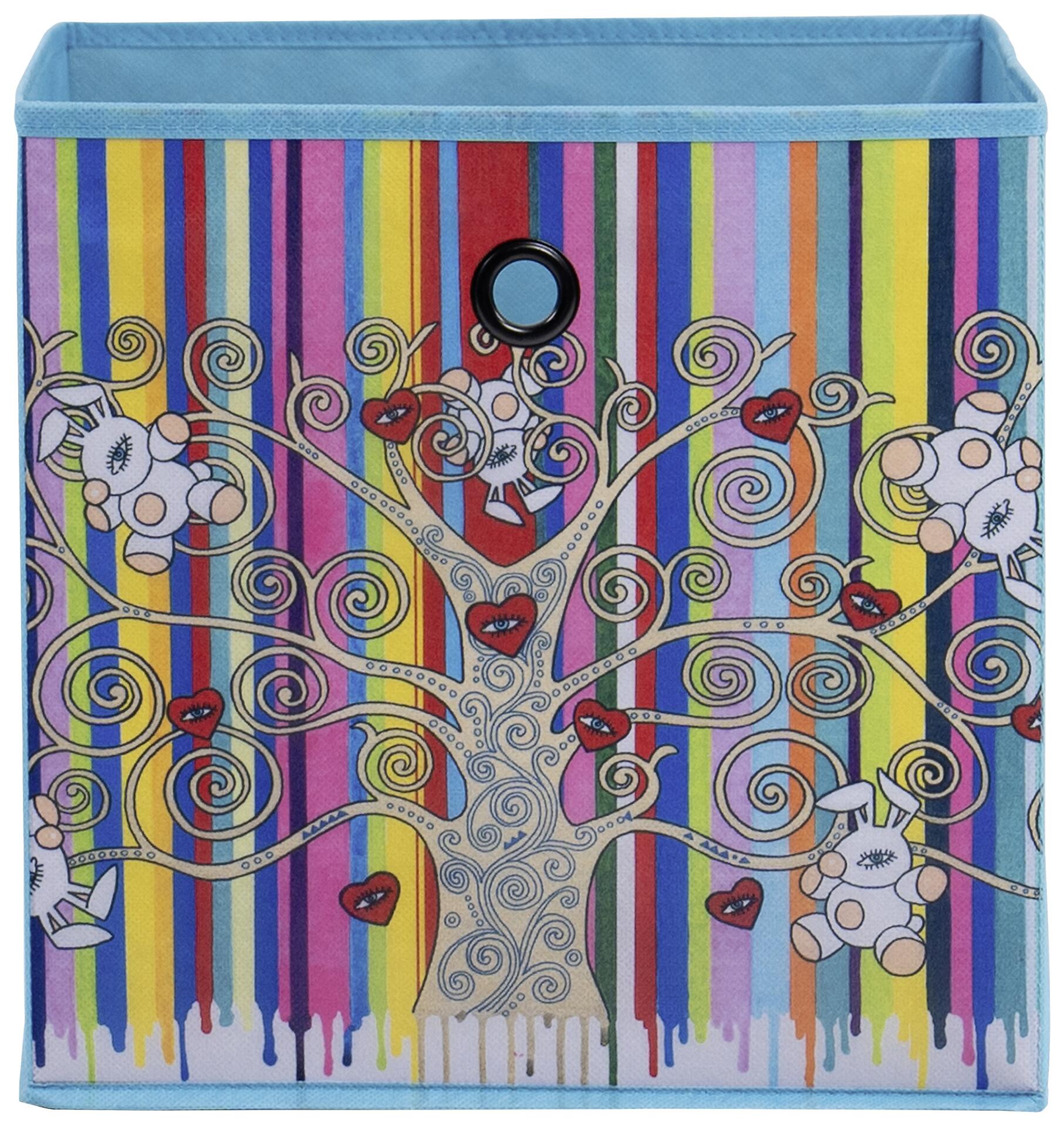 Stoffbox Stoffbox türkis B/H/T: ca. 32x32x32 cm