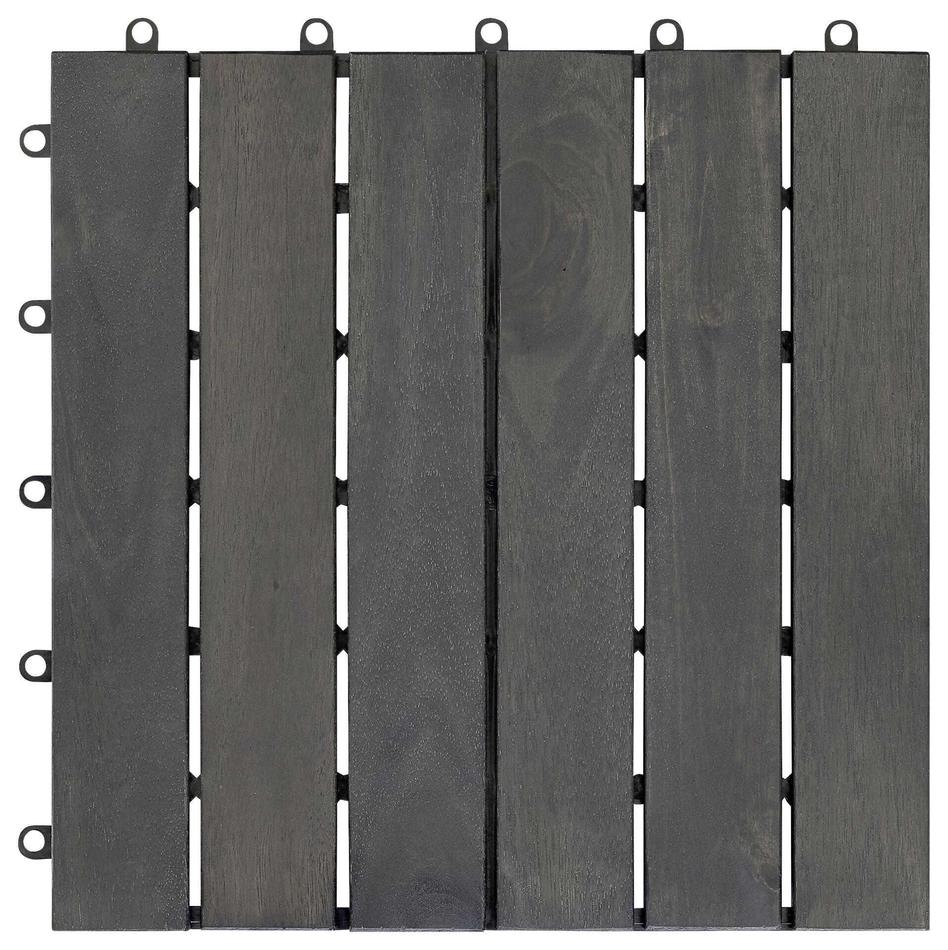 POCOline Terrassenfliese Anthrazit anthrazit B/L: ca. 30x30 cm