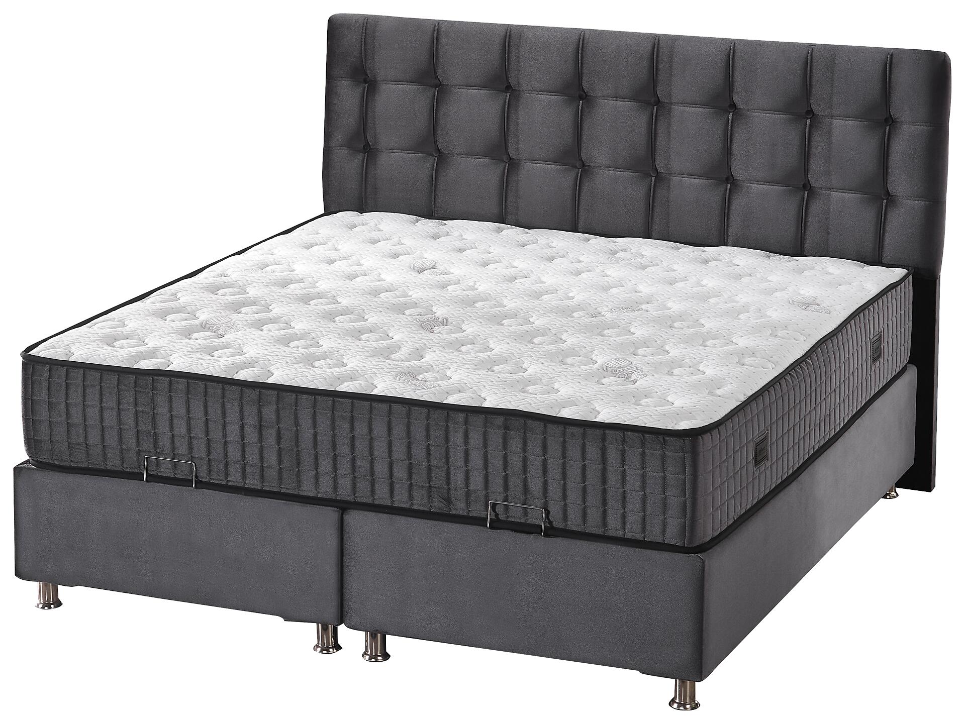 Polsterbett Etna anthrazit Liegefläche B/L: ca. 180x200 cm