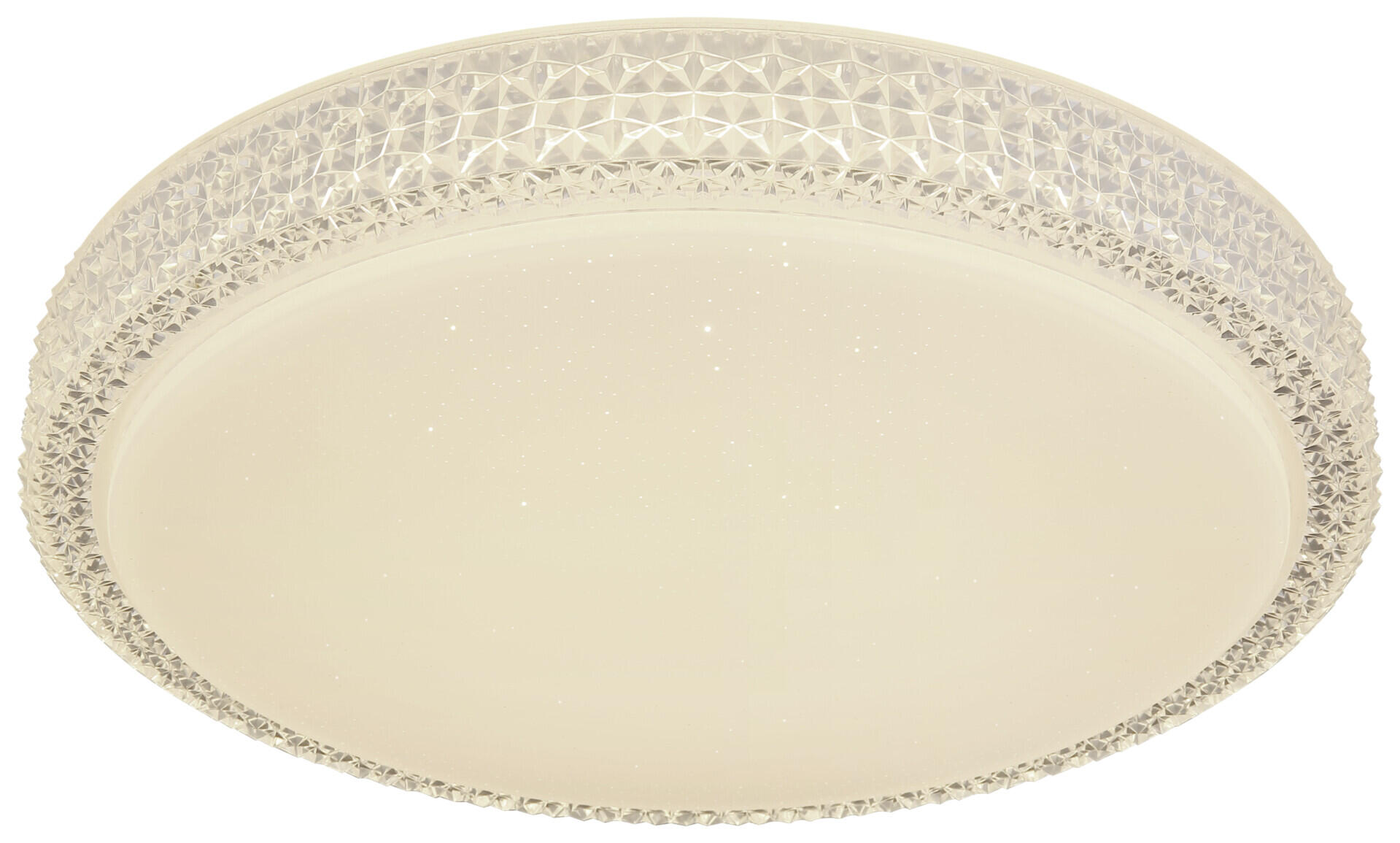 GLOBO Deckenleuchte Ovi weiß Opal klar Metall Acryl H/D: ca. 9x40 cm