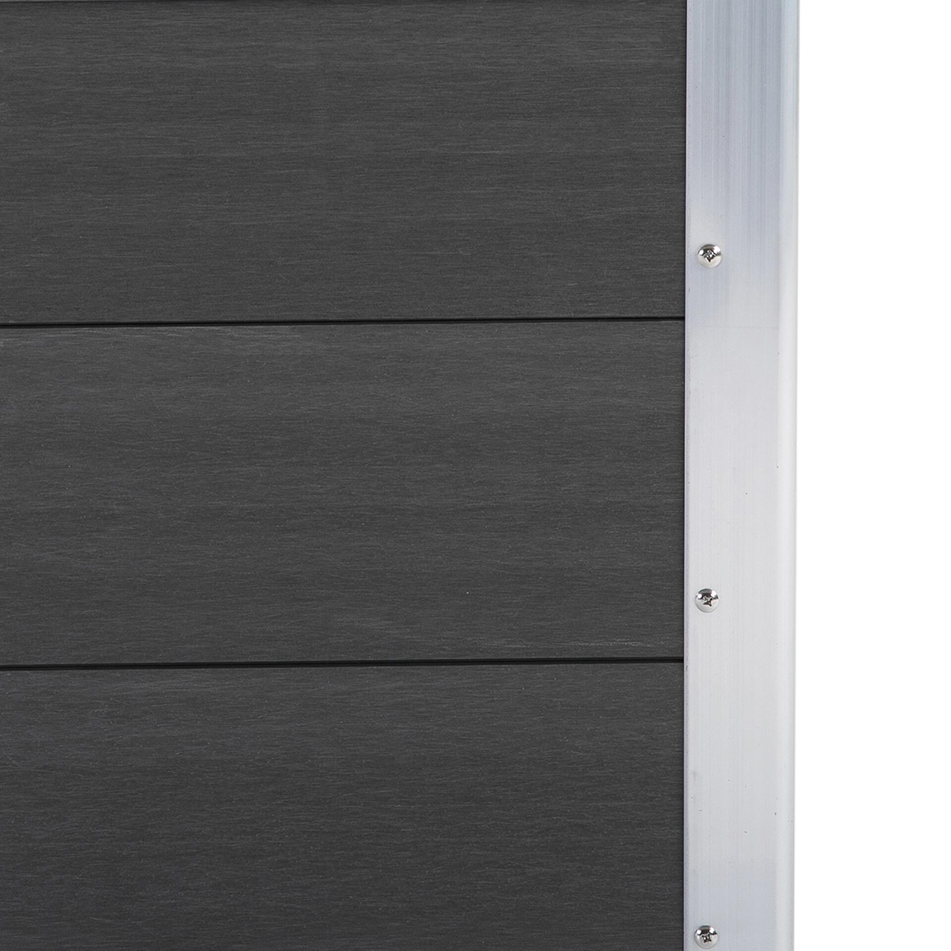 Outsunny Blumenkübel grau Kunststoff B/H/L: ca. 50x50x100 cm