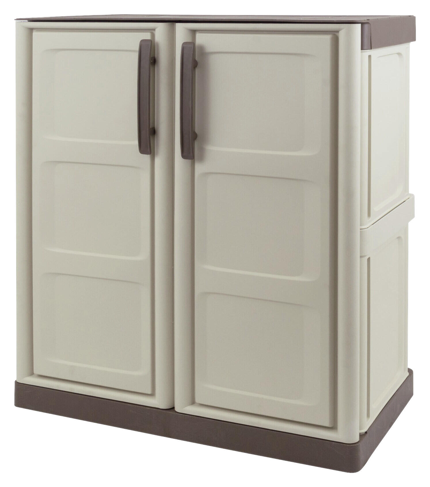 ArtPlast Kunststoffschrank Steel niedrig beige Kunststoff B/H/T: ca. 70x85,5x39 cm ArtPlast Kunststoffschrank Steel niedrig beige Kunststoff B/H/T: ca. 70x85,5x39 cm