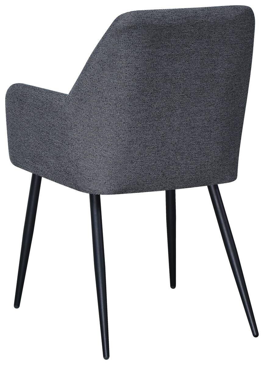 Armlehnstuhl Joe grau Webstoff B/H/T: ca. 58x85x62 cm