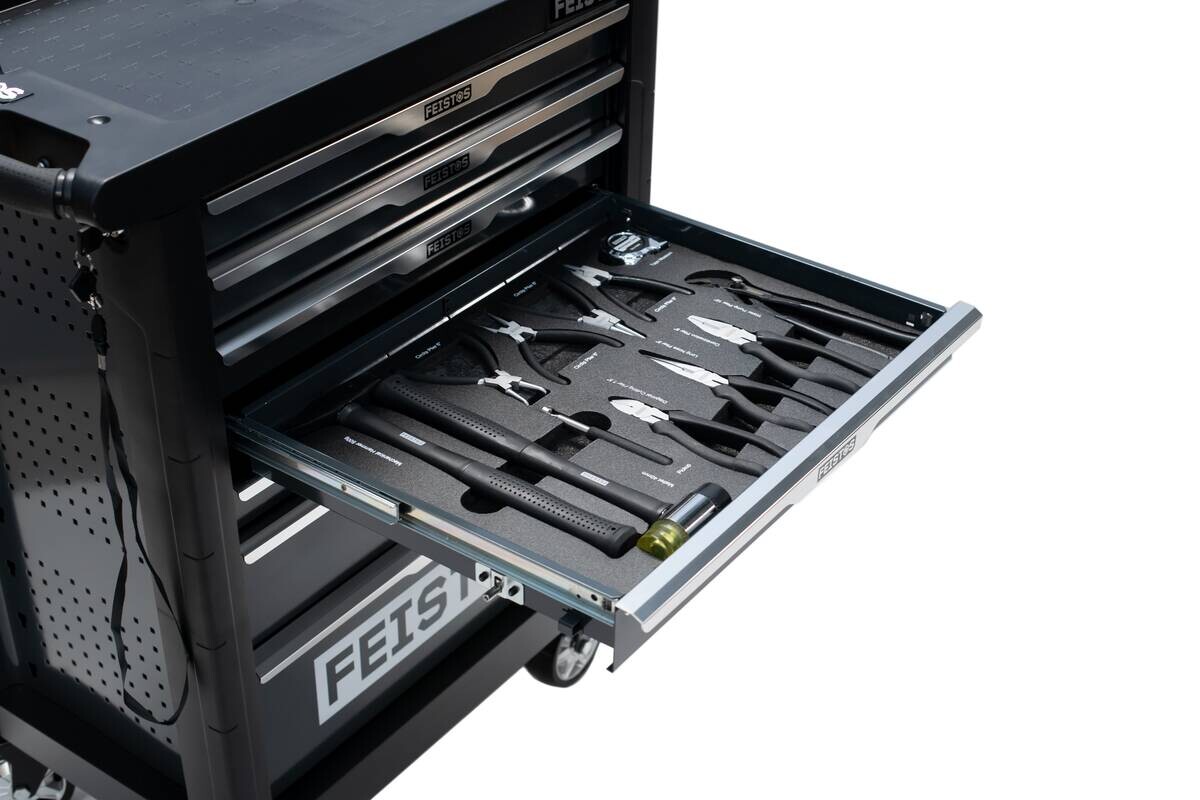 Werkstattwagen Mento anthrazit B/H/L: ca. 47x96x77 cm