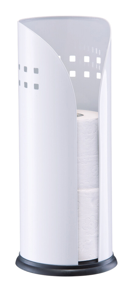 Zeller WC-Rollenhalter weiß Metall B/H/L: ca. 14x34x14 cm