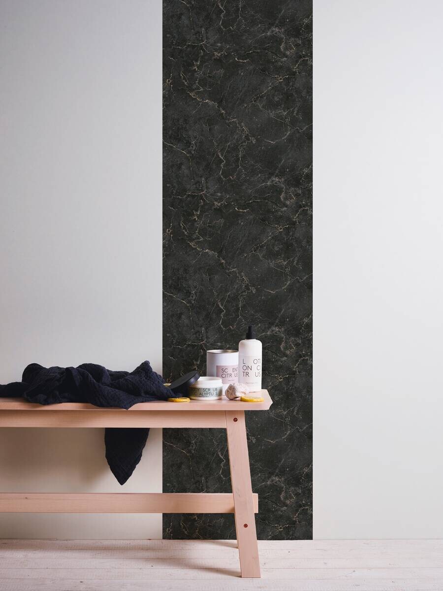 A.S.Creation Tapete gold schwarz B/H/D: ca. 52x250x7,5 cm