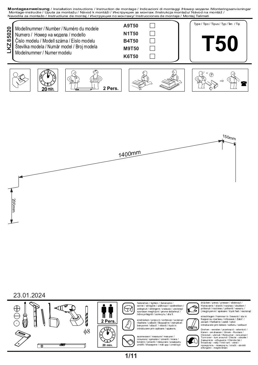 Wandboard Jam Eiche Wotan Nachbildung weiß B/H/T: ca. 140x20x15 cm