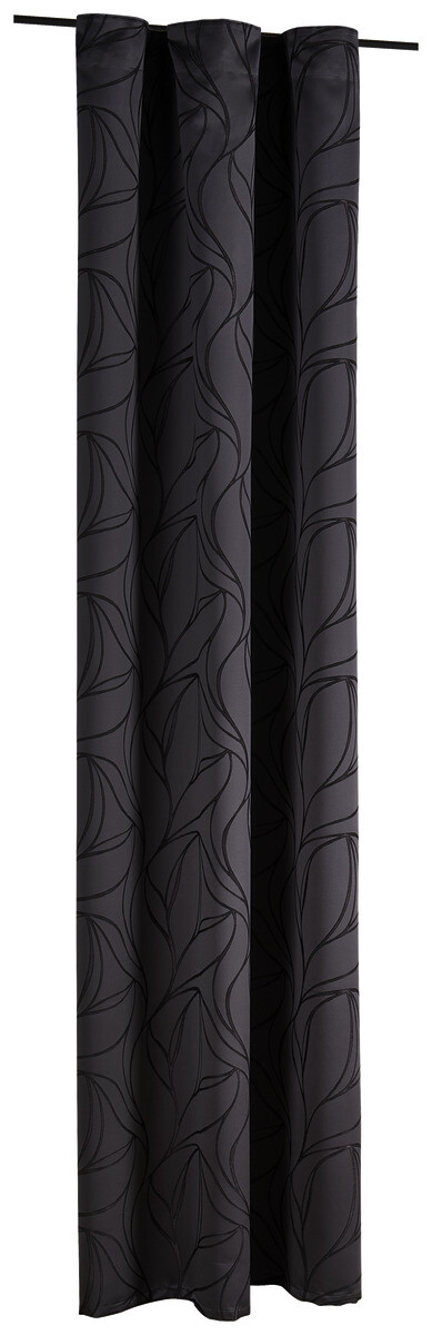 Kombivorhang Monte Carlo schwarz B/L: ca. 140x245 cm