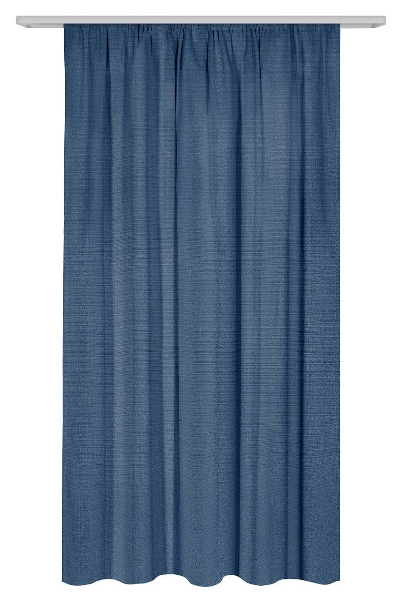 Dekovorhang Leo jeans B/L: ca. 135x170 cm