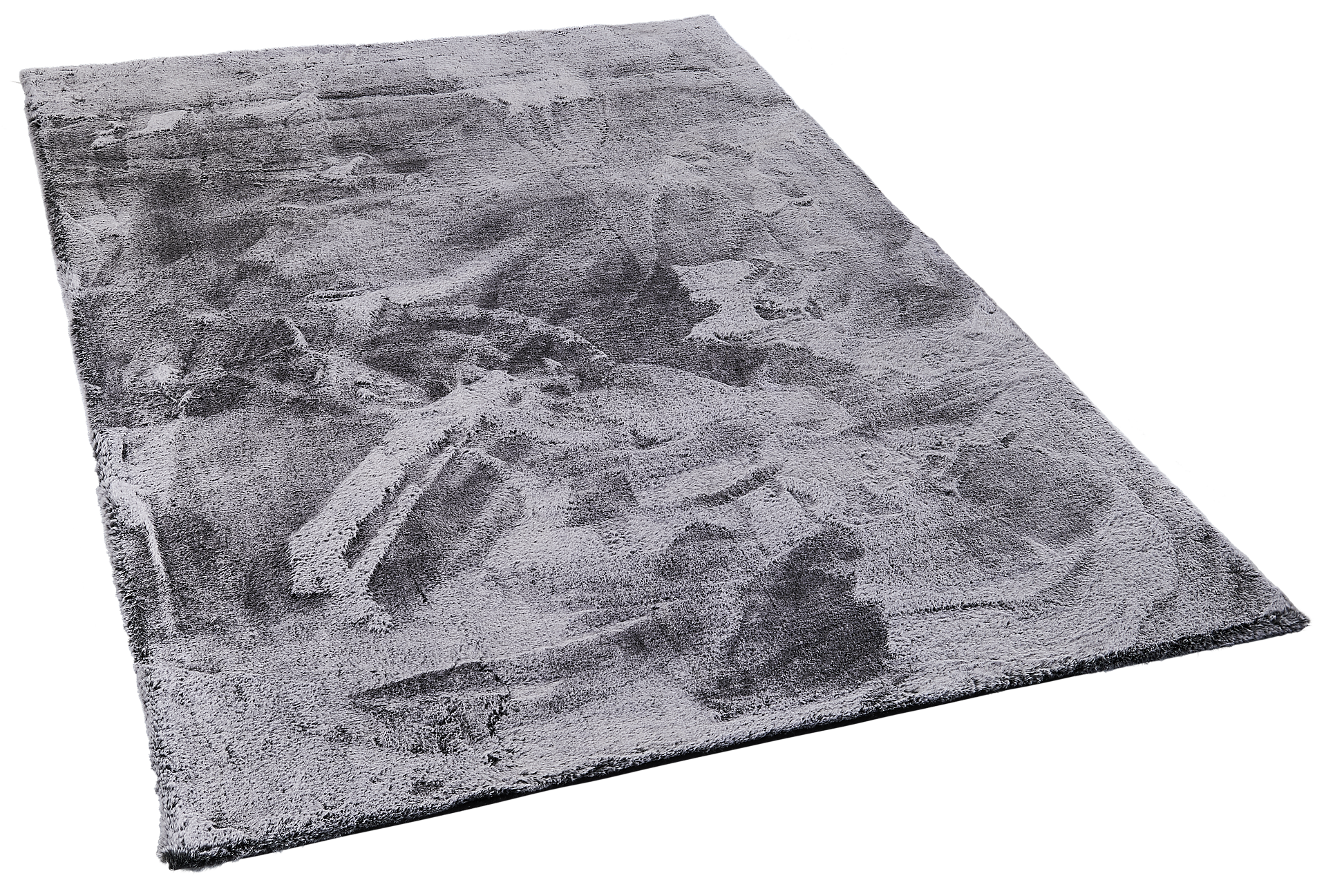 Fellimitat Maya Silbergrau B/L: ca. 120x160 cm