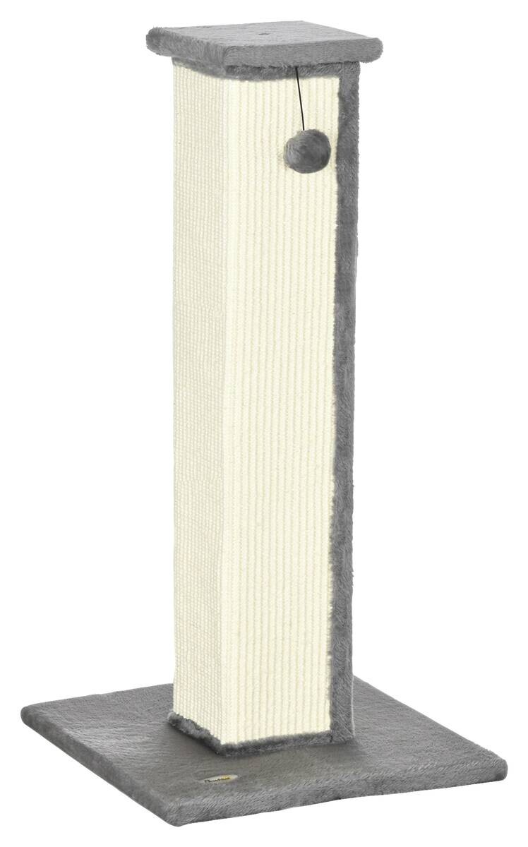 PawHut Kratzbaum grau Sisal B/H/L: ca. 41x81x41 cm