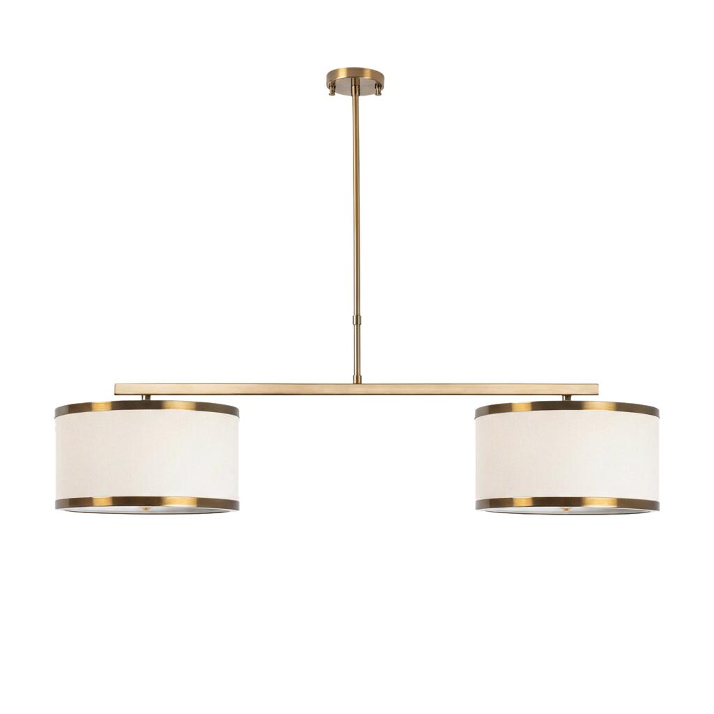 Opviq Pendelleuchte Way-11620 B/H/T/L: ca. 100x75x30x100 cm E27 2 Brennstellen