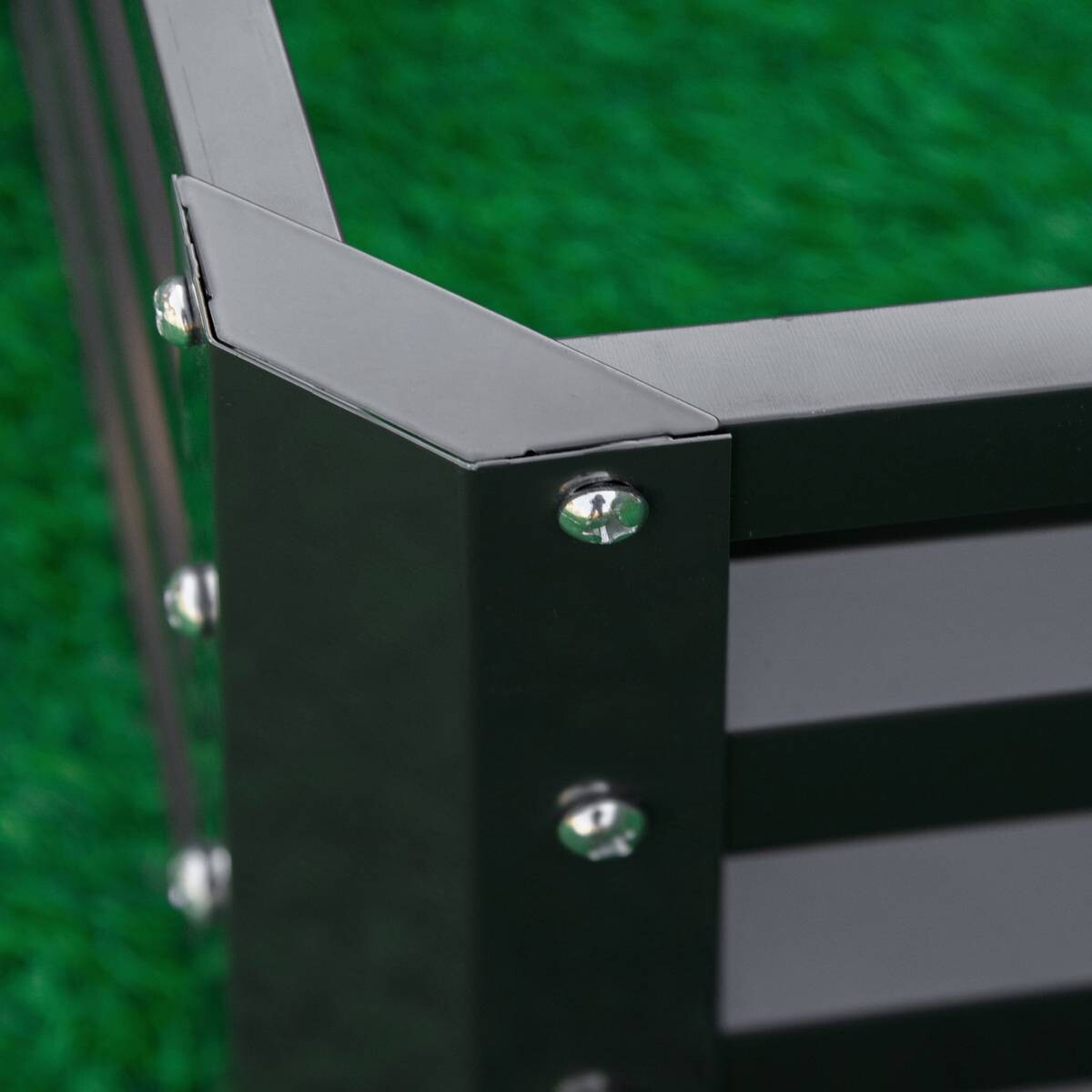 Outsunny Pflanzenbeet mit offenem Boden B/H/L: ca. 120x30x120 cm