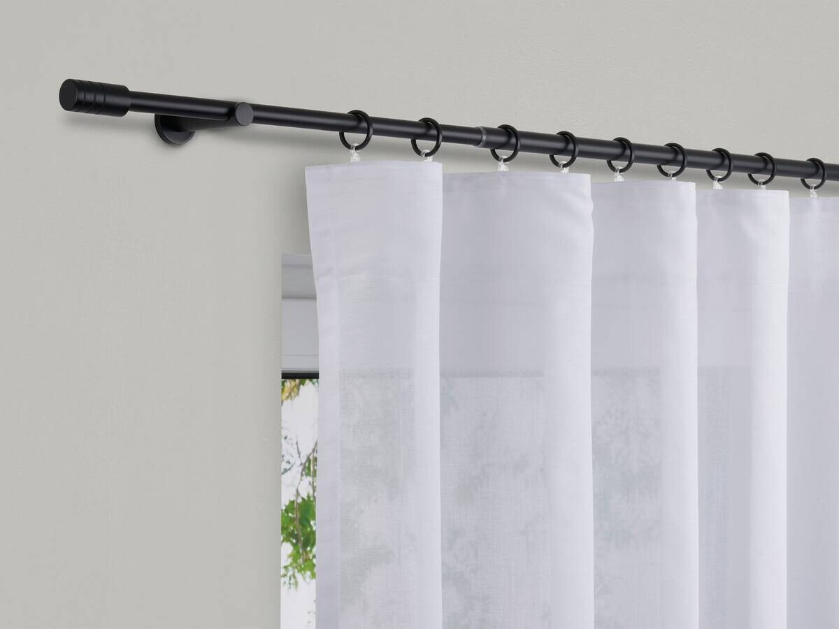 ondeco Stilgarnituren rillcube schwarz Metall ausziehbar von ca. 160 bis 280 cm 1.0 Läufe