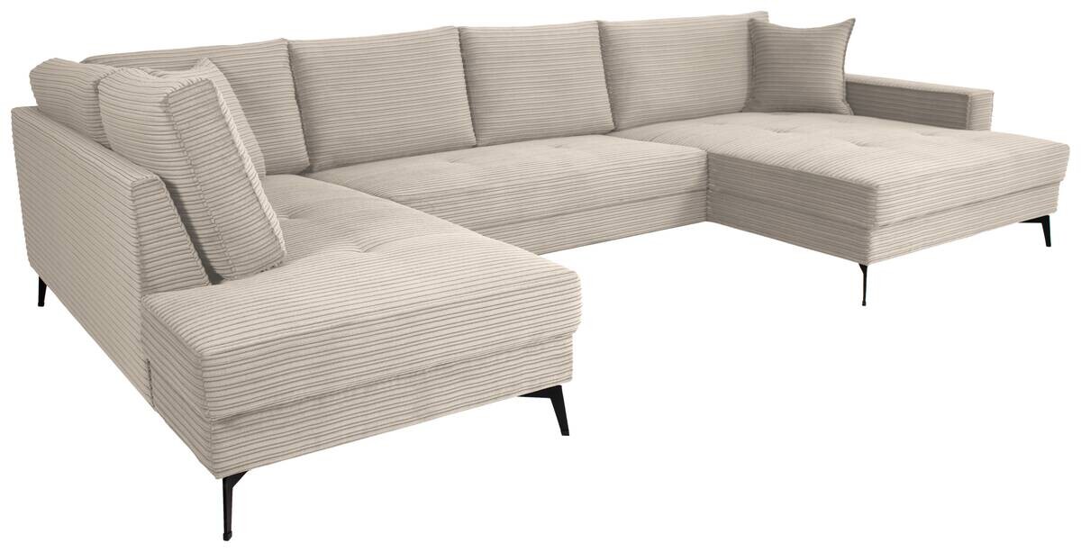 Wohnlandschaft Zero stone Microfaser B/H/T: ca. 362x86x195 cm