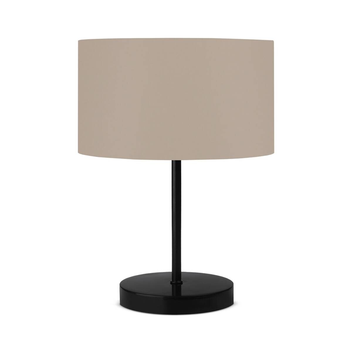 Opviq Tischleuchte Metall Stoff B/H/L: ca. 24x37x24 cm E27 1 Brennstellen