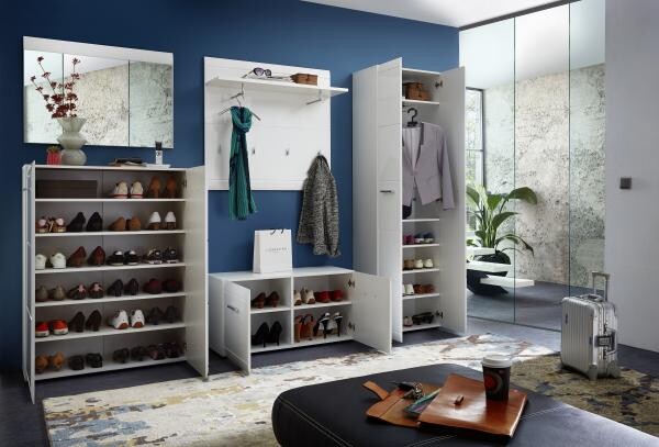 Garderobenschrank Adana B/H/T: ca. 59x197x37 cm