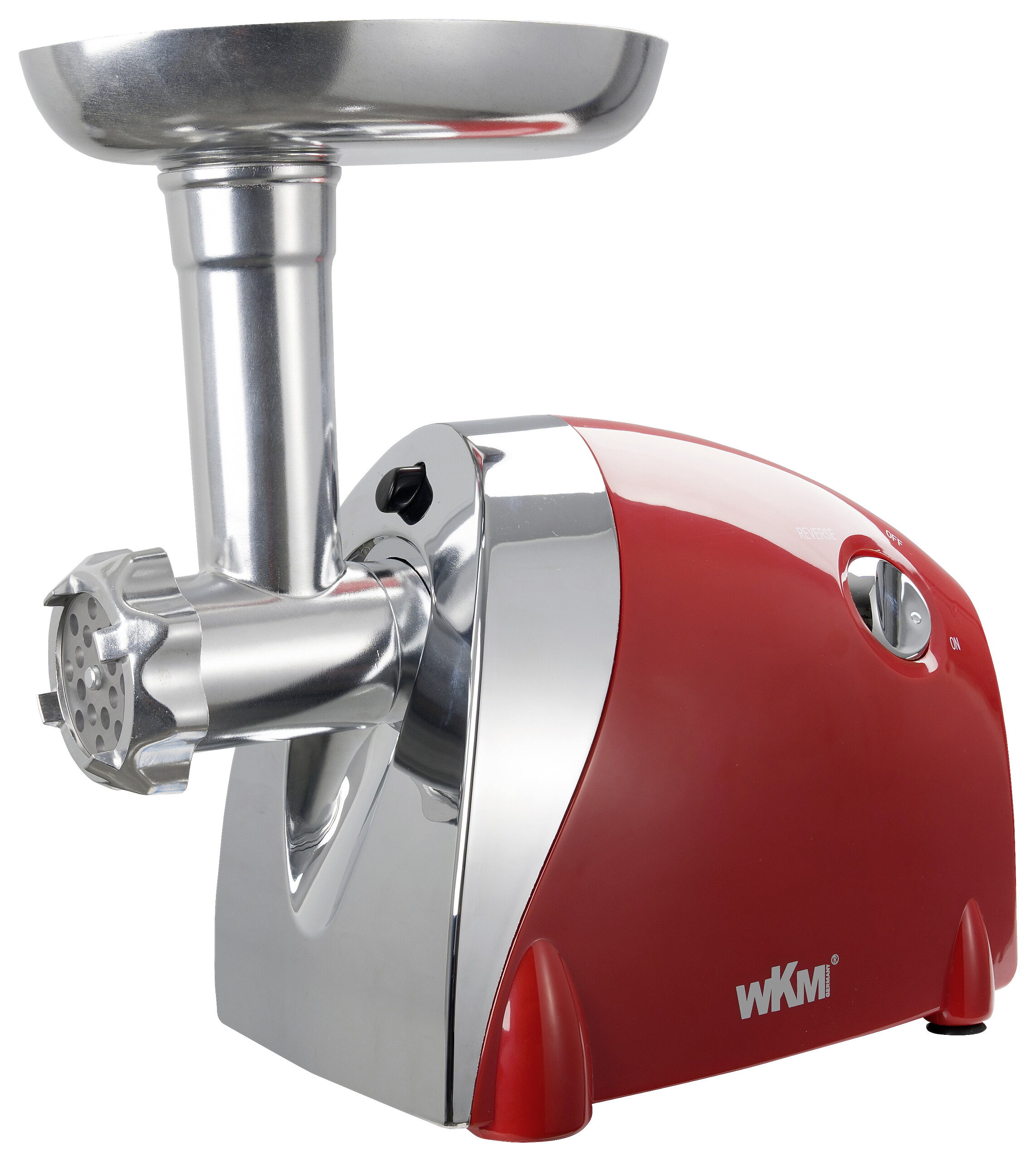 Topmatic Fleischwolf rot Edelstahl Kunststoff B/H/L: ca. 17,8x27,5x28 cm