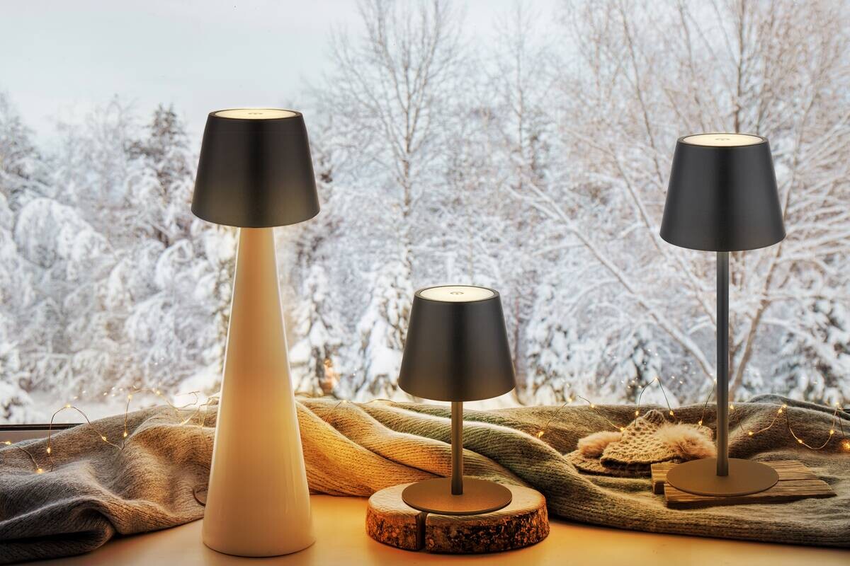 Tischleuchte Vannie schwarz