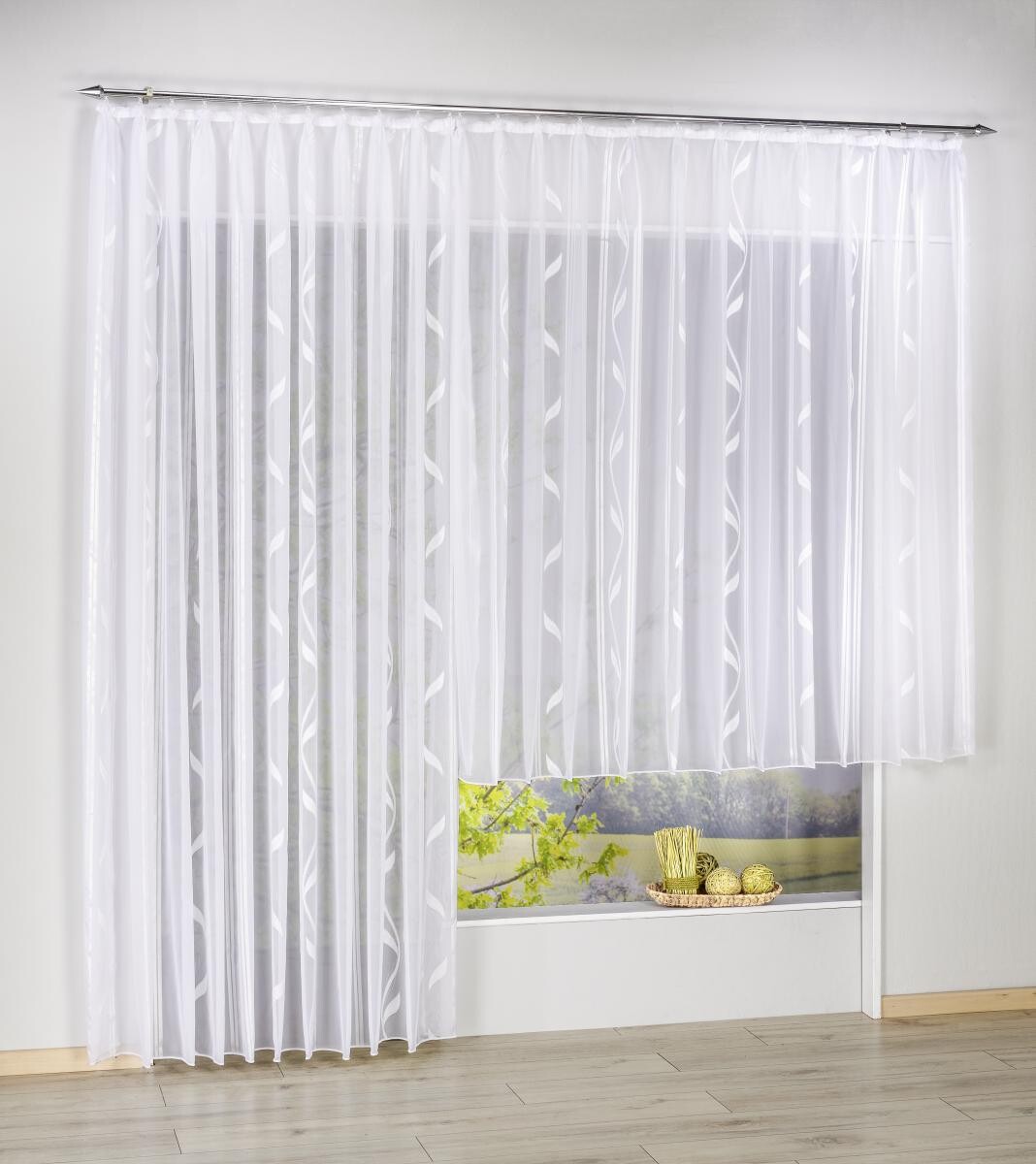 POCOline Fertigstore Tina weiß B/L: ca. 300x145 cm